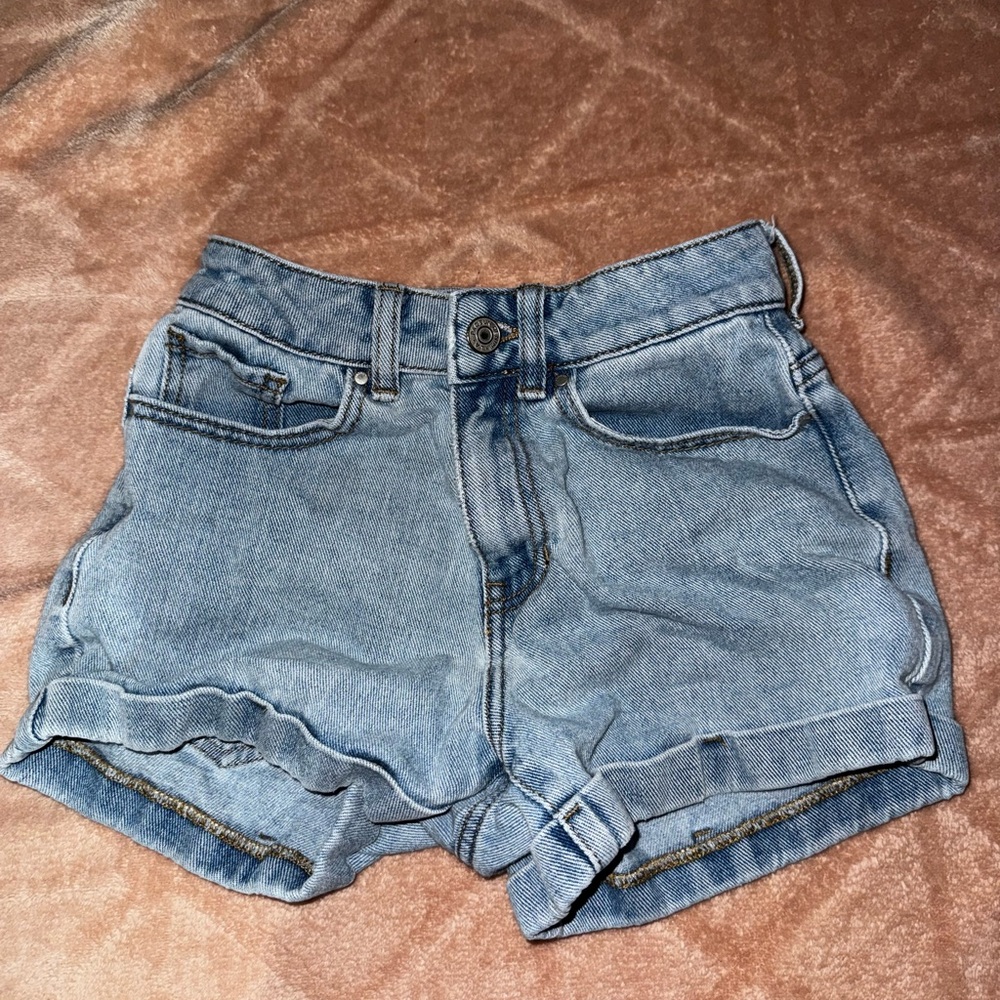 PacSun Denim Blue Women's Shorts (MOM SHORTS)